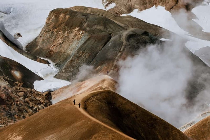 A day in Kerlingarfjöll: Highlands and hot springs - Geysir on the return: keep your eyes open for classic geothermal action