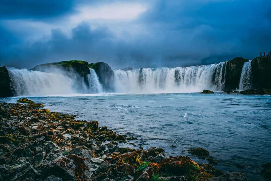 Akureyri: Dettifoss and Goðafoss Waterfalls Tour - Goðafoss Waterfall, the Waterfall of the Gods, in real life