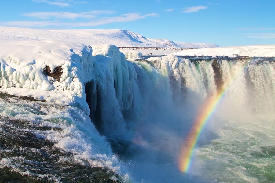 Akureyri Port: Goðafoss and the Forest Lagoon Tour - Goðafoss: a 39-foot waterfall stop you can feel in your photos