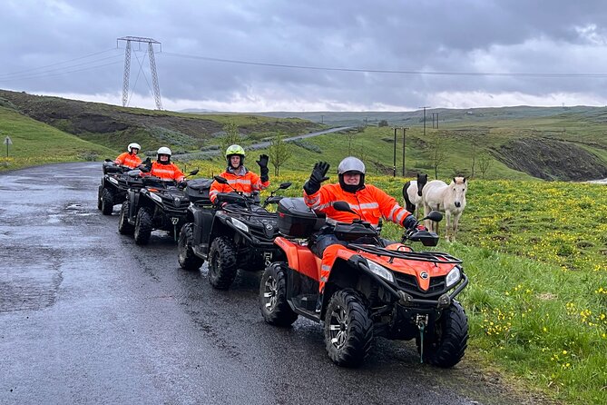 ATV Reykjavik Adventure and View - Riding to Lake Hafravatn: photo stops, horses, birds, and a quick nature reset