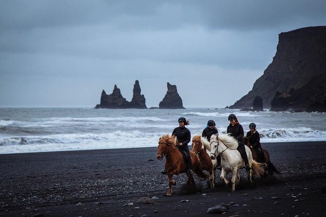 Black Sand Beach Horse Riding Tour from Vik - The one-hour route: how the tour usually unfolds