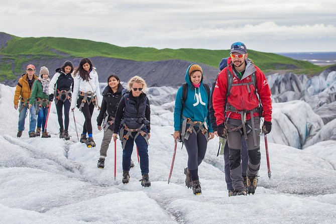 Blue Ice Discovery – Guided Glacier Hike from Skaftafell - Getting suited up: crampons, ice axes, and a short warm-up