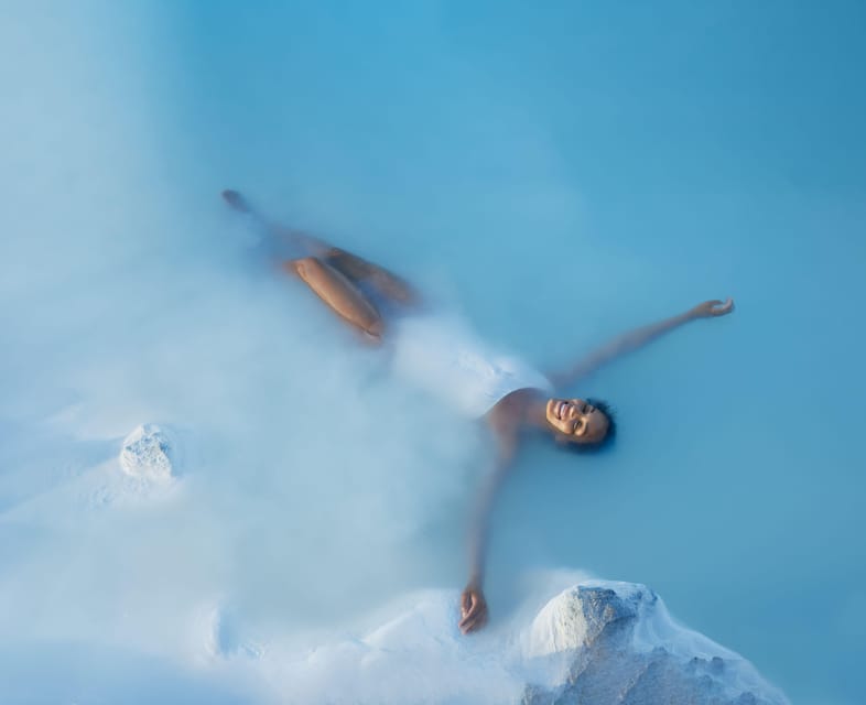 Blue Lagoon: Admission Package with Drink, Towel, and Mask - The first walk: 300 meters through lava to the entrance