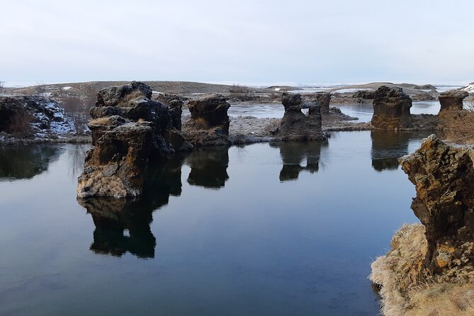 Diamond Circle Tour with Waterfalls From Akureyri - Stop 3: Namafjall Hverir bubbling mud pits in a short geothermal stop