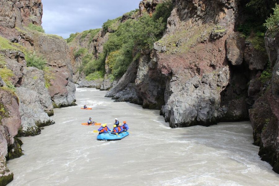 East Glacial River Extreme Rafting - Rapids and the rhythm of adrenaline