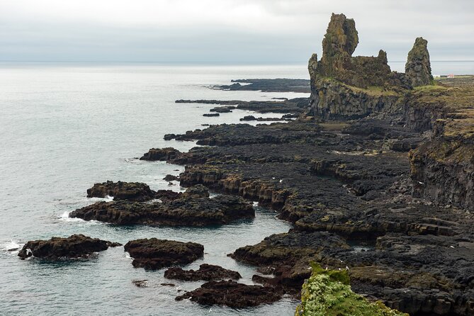 Exclusive Snaefellsnes Peninsula Private Day Tour - Lóndrangar Basalt Cliffs: short time, big ocean drama