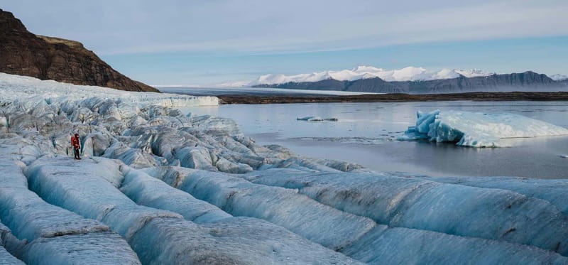 Fjallsárlón: Secluded Glacier Hike and Iceberg Boat Tour - Zodiac boat ride on the glacier lagoon: the 25 minutes that matter