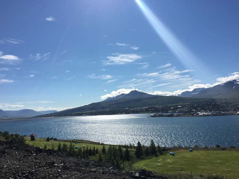 From Akureyri Port: Diamond Circle Guided Day Trip w/ Lunch - Húsavík and the Tjörnes Peninsula: coastal views plus a beautiful wooden church