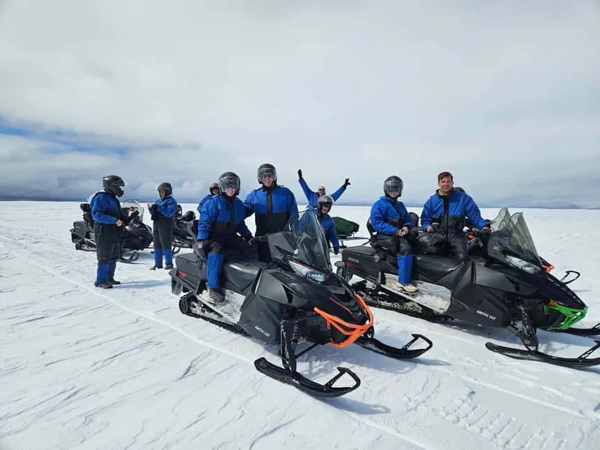 From Husafell: Langjokull Glacier Snowmobile Tour - The superjeep ride to the glacier edge: more than just transport