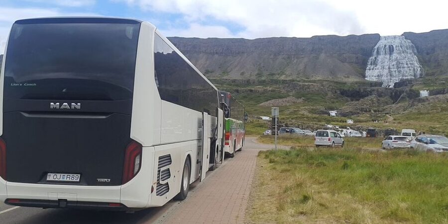 From Isafjordur: Dynjandi Waterfall Guided Day Trip by Bus - 90 minutes at Dynjandi: photos below, then choose your level of hike