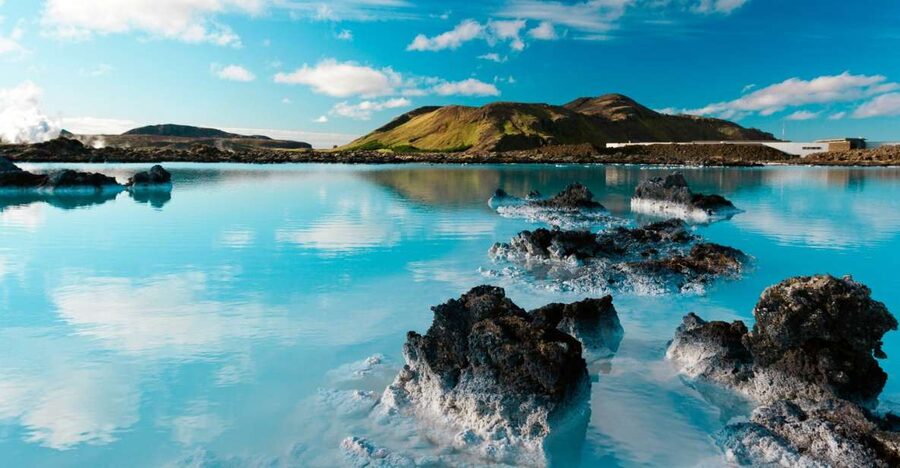 From Reykjavik: Blue Lagoon Entry with Round-Trip Transfers - Check-in at the lagoon: lava corridor to lockers