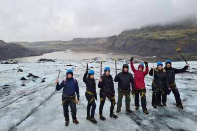 Glacier Hike, South Coast and Waterfalls Day Trip