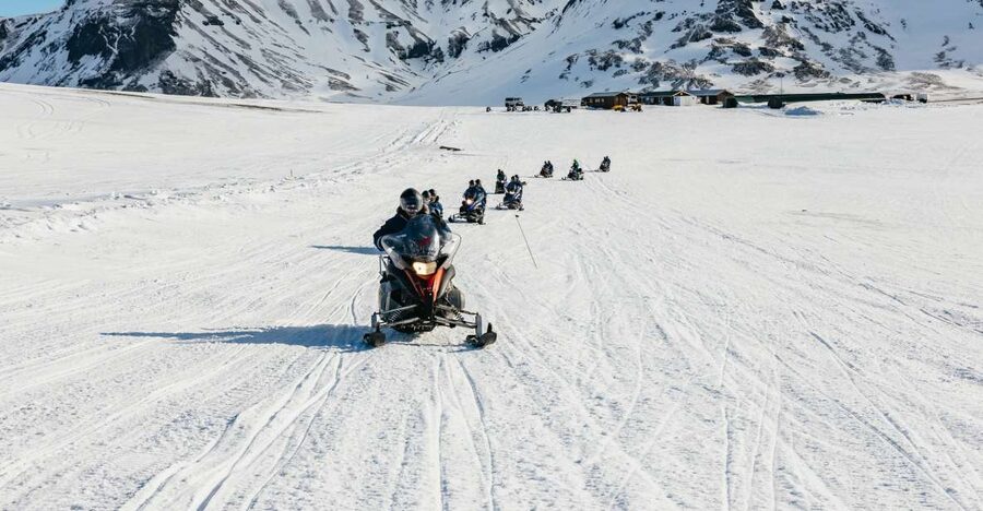From Reykjavik: Golden Circle and Glacier Snowmobiling - Geysir Area: Up to 30-Meter Water Blasts