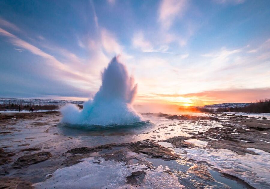 From Reykjavik: Golden Circle, Friðheimar, & Sky Lagoon Tour - Haukadalur geothermal zone: geysers up to 30 meters