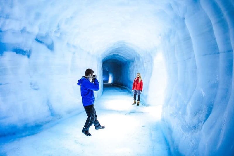 From Reykjavik: Into the Glacier Ice Cave Tour - Inside the ice tunnel: blue ice, layers, and what the walk is really like
