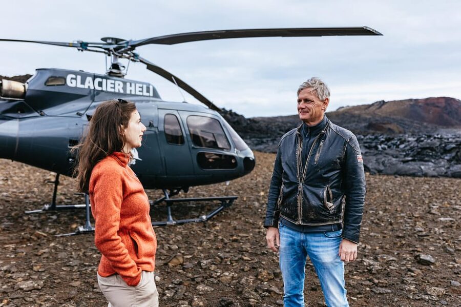 From Reykjavik: New Volcanic Area Helicopter Tour - Entering The ACE FBO Reykjavík setup, then lifting off fast