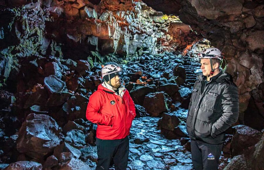 From Reykjavik: Raufarhólshellir Lava Tunnel Tour - Inside the tunnel: crawling, walking, and reading the lava shapes