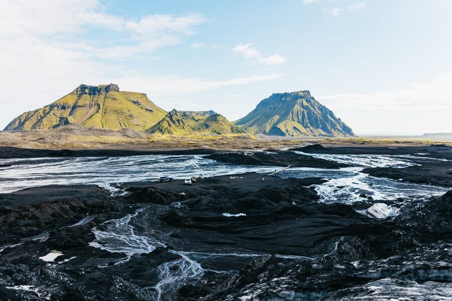From Vik: Katla Ice Cave and Super Jeep Tour - From Vík to Mýrdalssandur: the Super Jeep part of the day