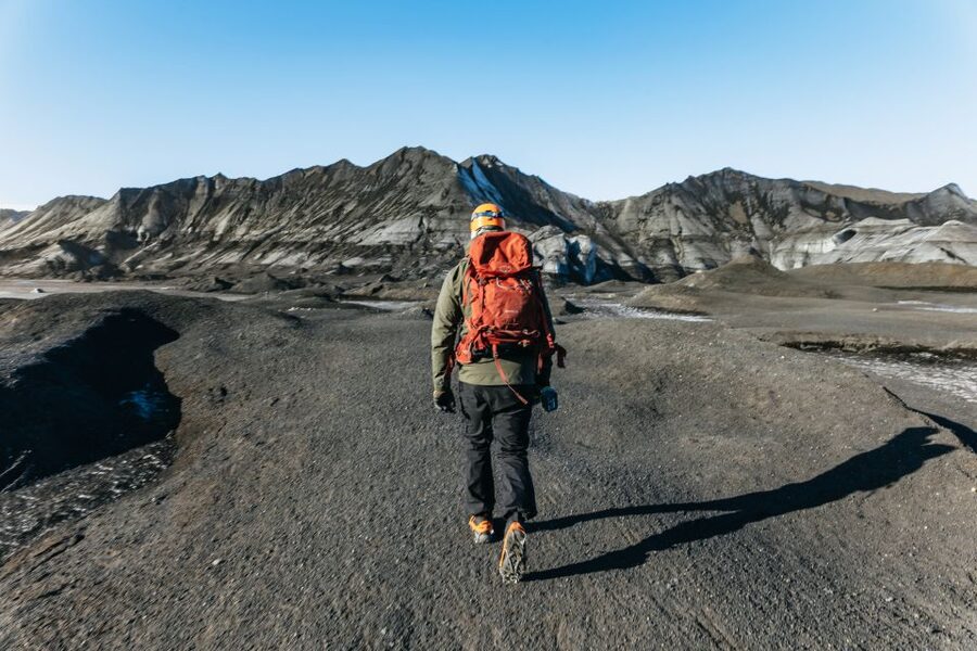 From Vik: Katla Ice Cave & Super Jeep Tour - Entering the Katla Ice Cave: blue ice, time for photos