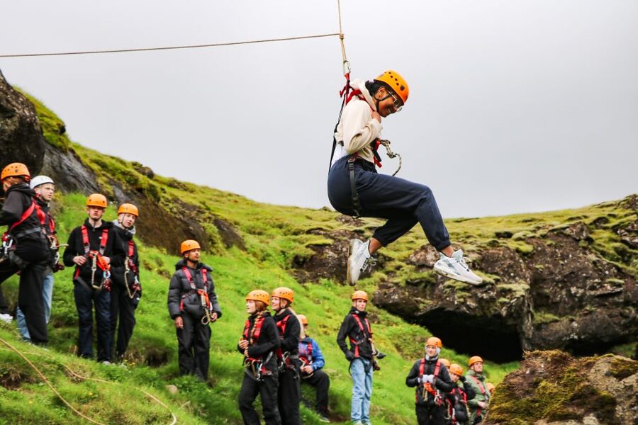 From Vík: Zipline and Hiking Adventure Tour - Big Rush: First Zip Line and the Hundafoss Canyon Views