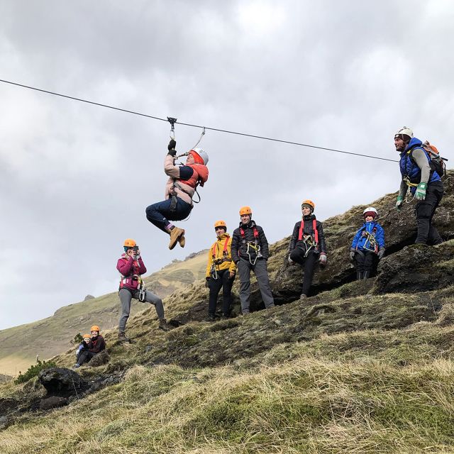 From Vík: Zipline and Hiking Adventure Tour - The Gentle Giant: Longest Ride, Canyon Scale, and Adrenaline Control