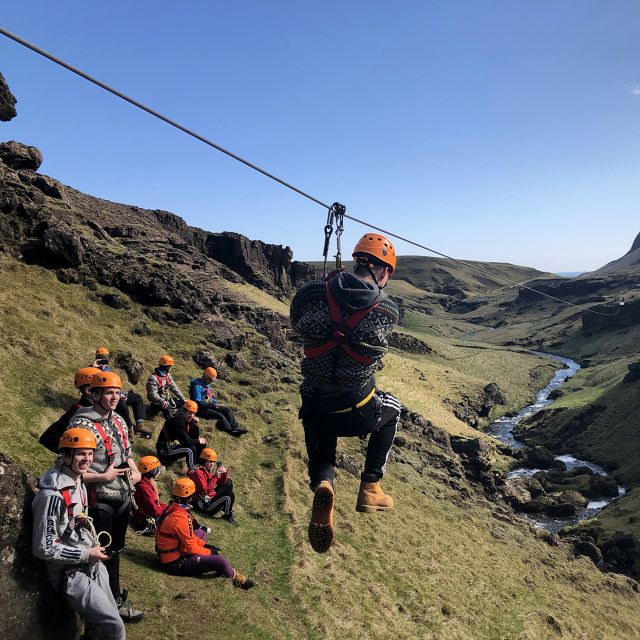From Vík: Zipline and Hiking Adventure Tour - Little Rush: Waterfall Views, Two Canyon Crossings, Then Back to Vík