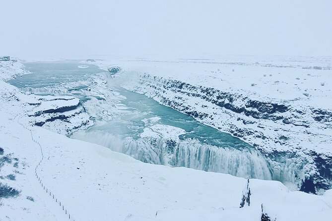 Geological Golden-Circle Tour / Small group adventure - Stop 3: Gullfoss Falls, Power in Winter and Summer