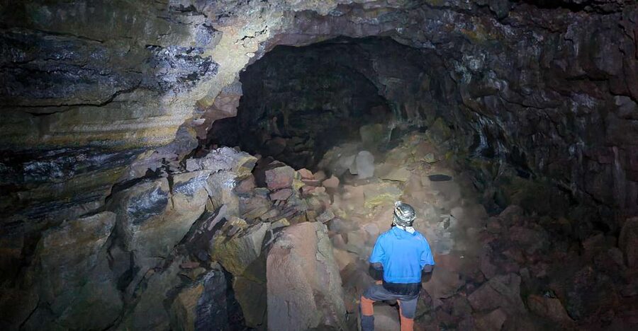 Geological Lava Tunnel Adventure - Arnarker Cave - Arnarker Lava Cave, A More Wild 500 m Tunnel