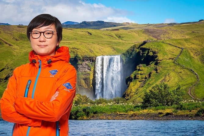 Glacier Hike and South Iceland Sightseeing from Reykjavik - Skogafoss: a big waterfall stop with room for the stairs