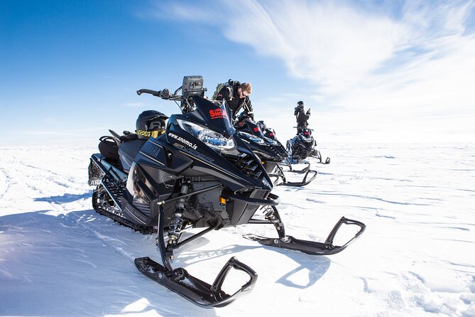 Glacier Rush – Fast pace snowmobile - SnoMo Glacier - The glacier ride plan: your 1 hour on Langjökull