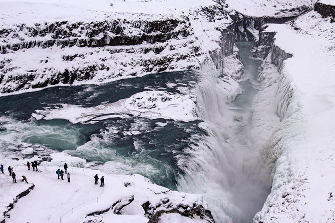 Golden Circle Day Tour in Mini Bus from Reykjavik with Fridheimar Tomato Farm - Gullfoss waterfall, the 40-minute must-see