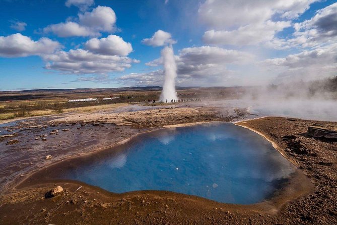 Golden Circle Premium Tour with Fridheimar Farm - Geysir and the geothermal zone: the big steam show, timed well