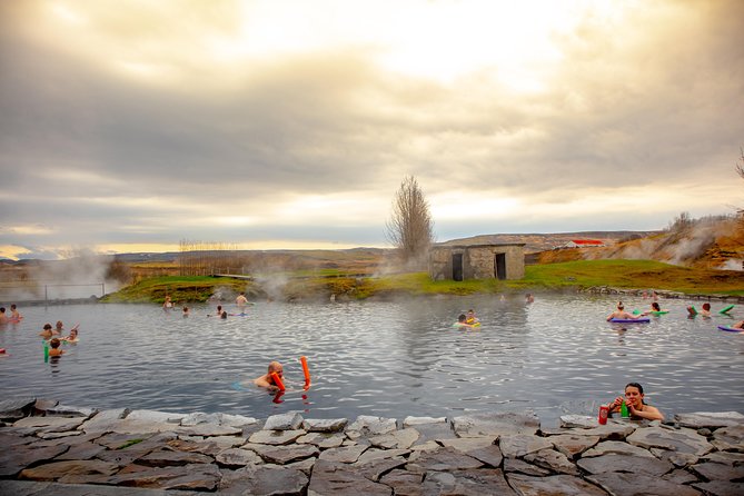Golden Circle, Secret Lagoon & Kerið Small Group Tour - Geysir geothermal area, watching Strokkur like a timed show