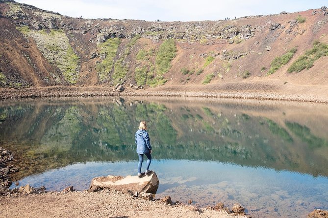 Golden Circle, Volcano Crater and Blue Lagoon Small-Group Tour - Gullfoss waterfall: two steps, one loud view