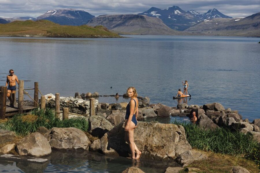 Hvammsvik Hot Springs: Admission Package - Hvammsvík Hot Springs in one glance: geothermal pools by the sea