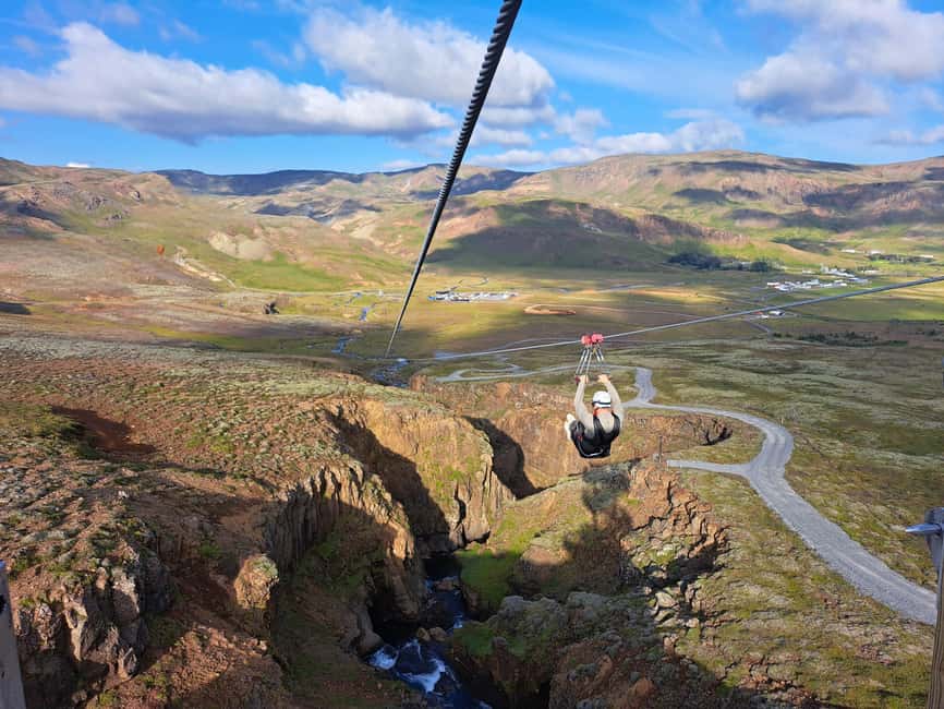 Hveragerdi: Mega Zipline Experience - From Viewpoint to Harness: The 5-Minute Zipline Moment