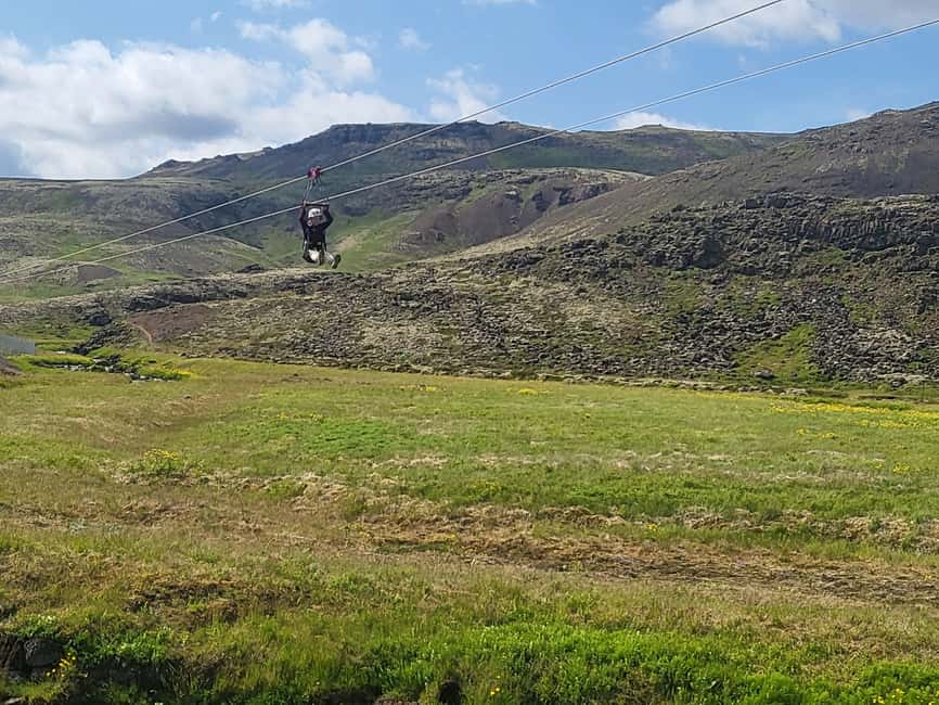 Hveragerdi: Mega Zipline Experience - The Flight Experience: Speed, Height, and Wind Management