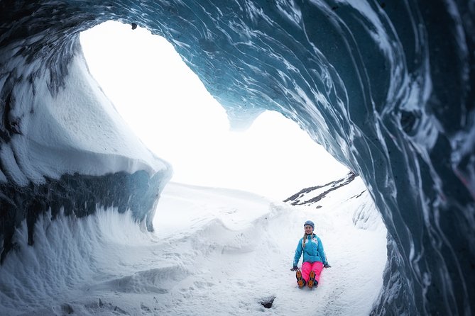 Ice Cave Captured - Professional Photos Included - What to wear for a glacier day when Iceland weather flips fast