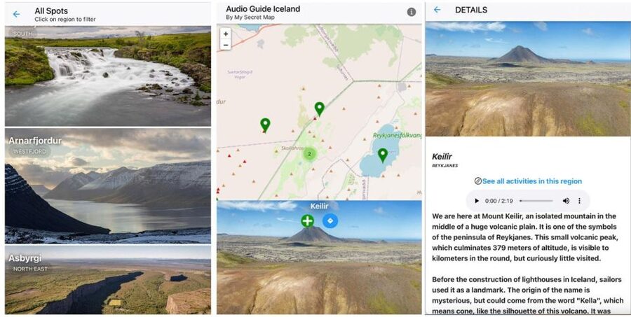 Iceland: Audioguide, Interactive map 200 spots ++ - Key things that make this audioguide worth your time