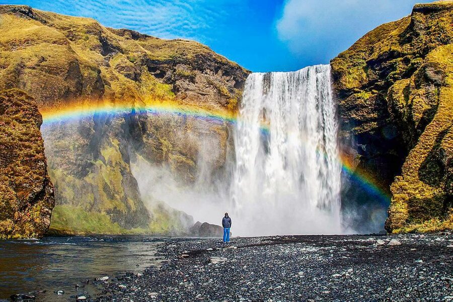 Iceland: Full-Day South Coast, Black Beach & Waterfalls Tour - Skógafoss: where the day hits peak drama