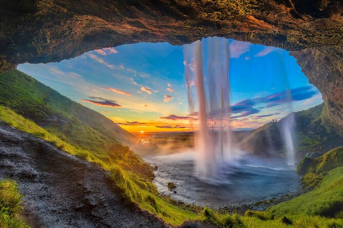Iceland South Coast Stunning Sights - Reynisfjara black sand and Reynisdrangar cliffs, where tides matter