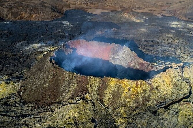 Iceland Volcanic Eruption Area Helicopter Tour from Reykjavík - Reykjavík from above: city colors meeting Arctic blues
