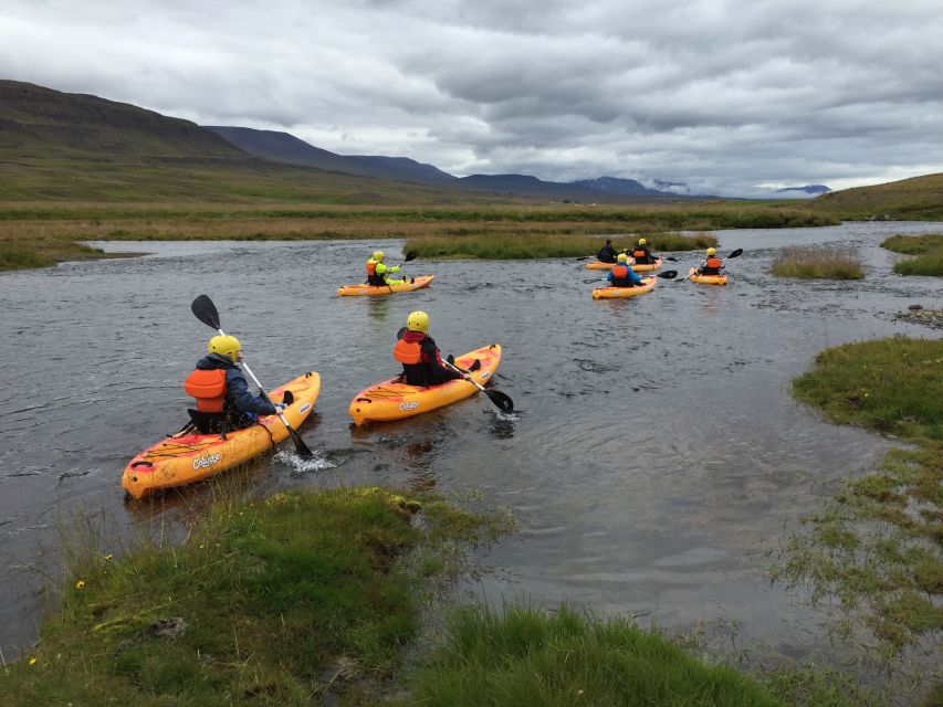 Icelandic Kayak Trip - 15 Minutes Upriver: Safety Talk and First Strokes