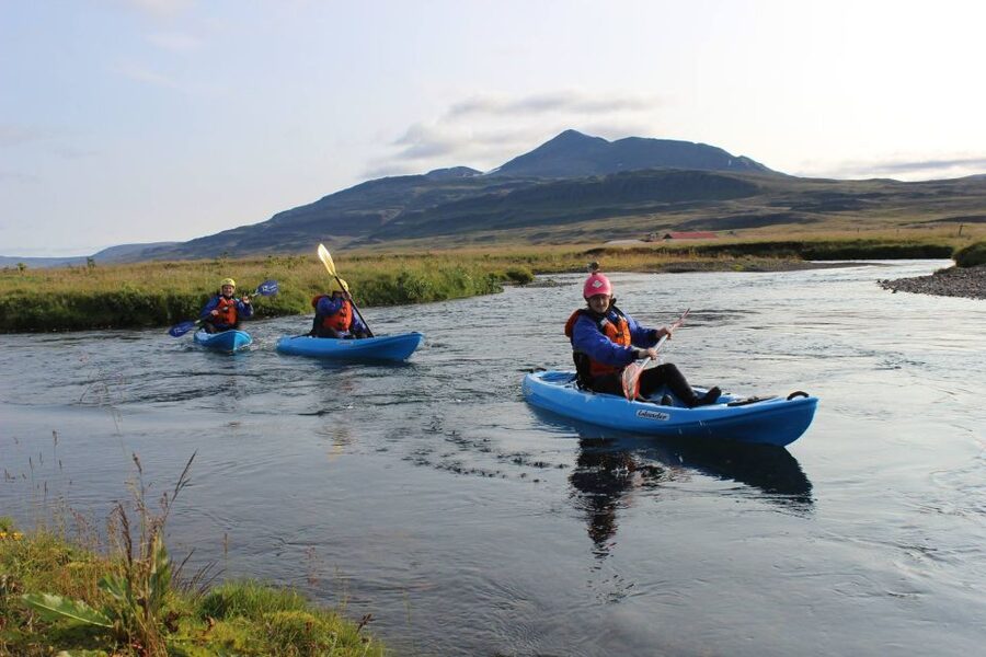 Icelandic Kayak Trip - Check-In at Bakkaflöt and Getting Proper Gear On