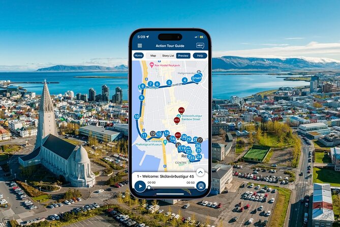 Icelands Reykjavik Self Guided Walking Audio Tour - How This Reykjavik Audio Walk Works, Point-to-Point