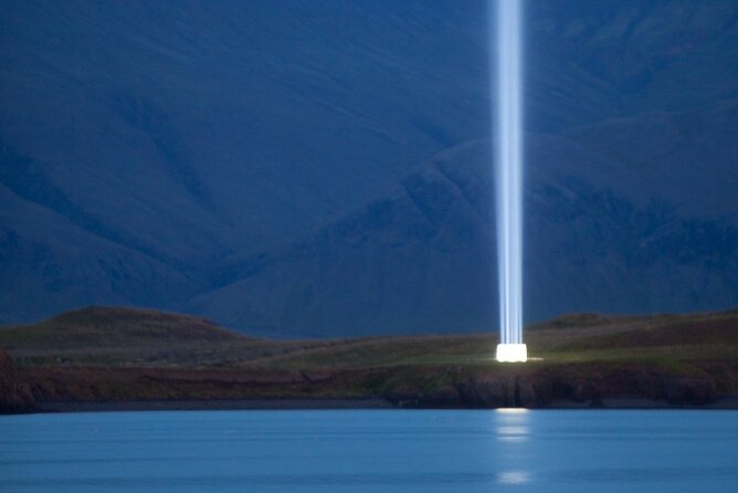 Imagine Peace Tower Tour on Viðey island | John Lennon tribute - The Imagine Peace Tower stop: lit art, video narration, and a slow moment