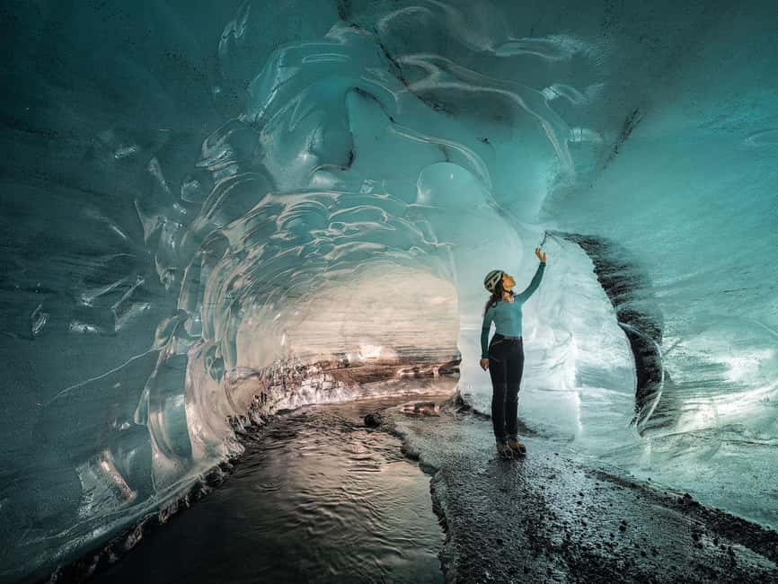 Katla Ice Cave Extended Guided Tour with Super Jeep - Inside the ice caves: tunnels, ice chambers, and good timing for photos