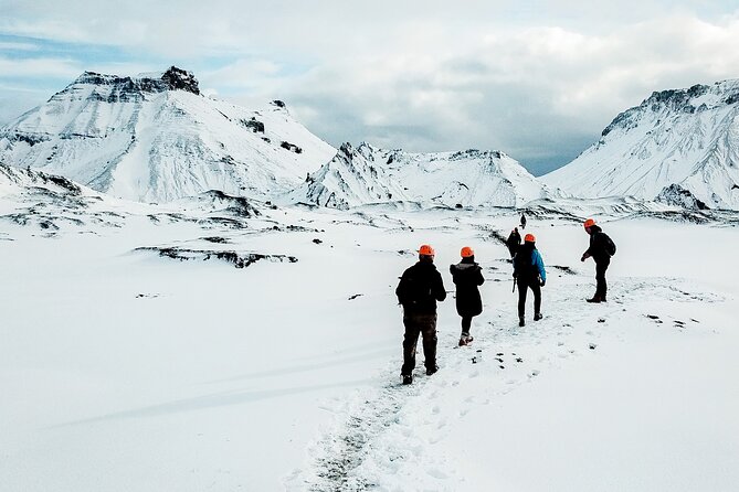 Katla Volcano Ice Cave - Super Jeep Tour from Vik - Katla Ice Cave: blue and black ice, plus layers of volcanic ash