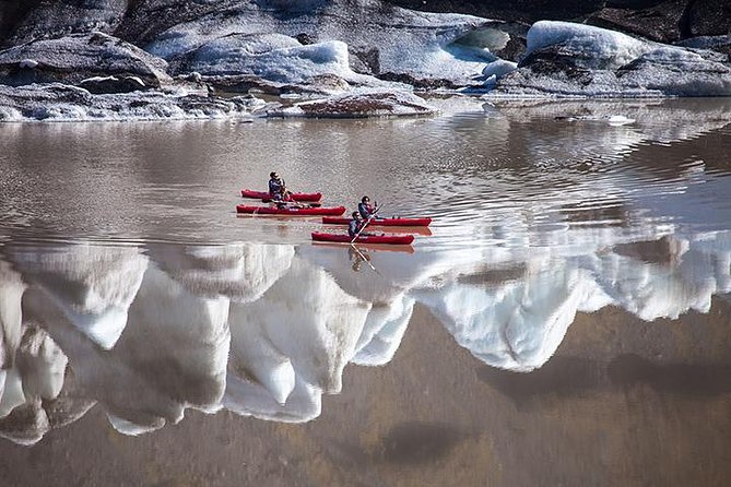 Kayaking on the Sólheimajökull Glacier Lagoon - Guides matter: from Sebastian to Daniella and Fernanda