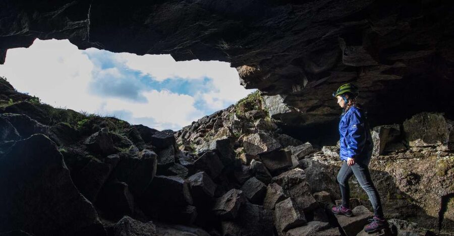 Leidarendi Cave: Lava Tunnel Caving from Reykjavik - Lava formations you can actually see and touch